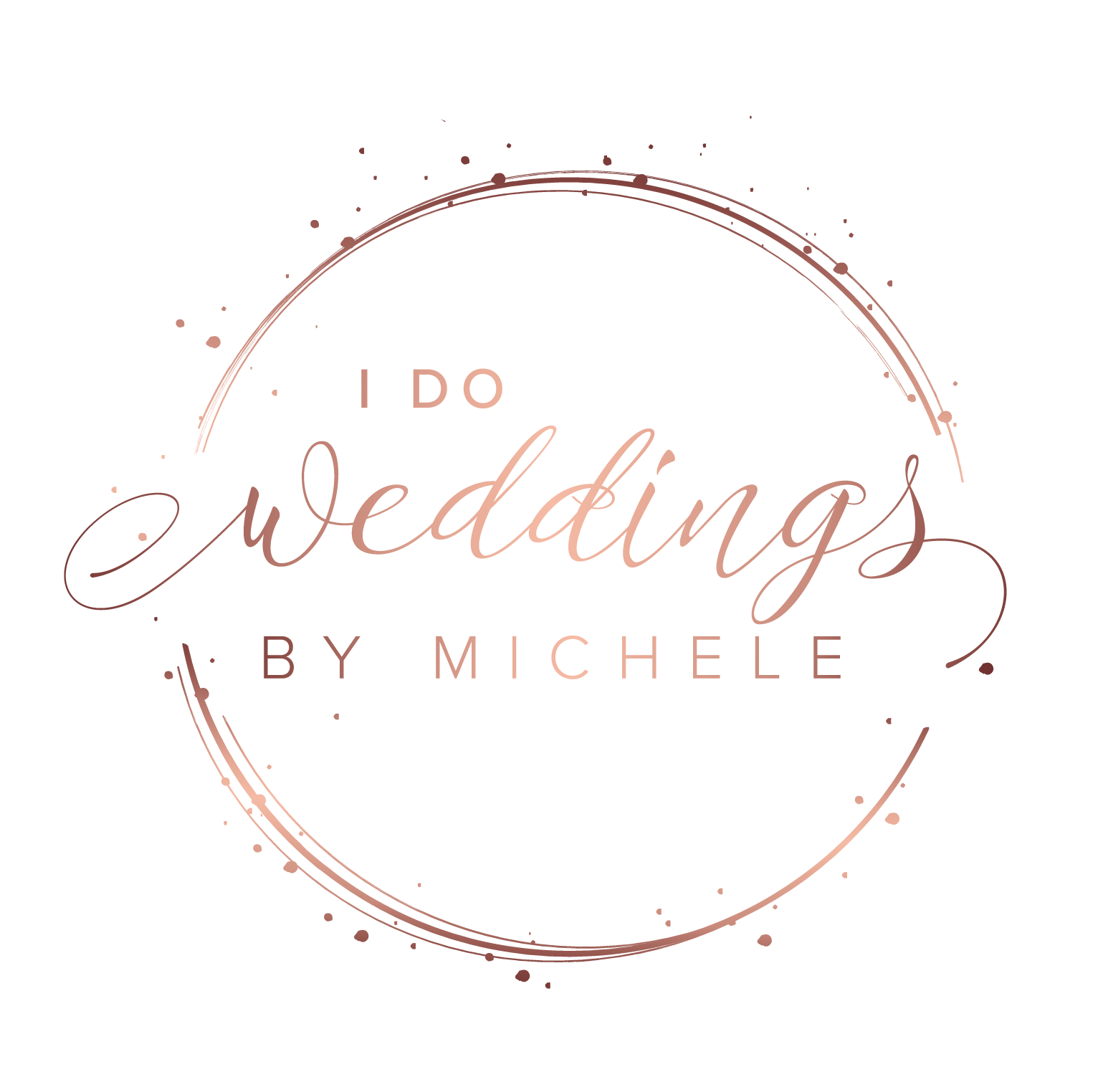 I do weddings logo square